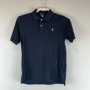 Polo Ralph Lauren Boy’s Dark Navy Blue Short Sleeve Polo Shirt Size Medium 10 12